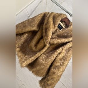 “Faux” Fox Fur jacket (SMALL)
